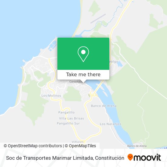 Mapa de Soc de Transportes Marimar Limitada