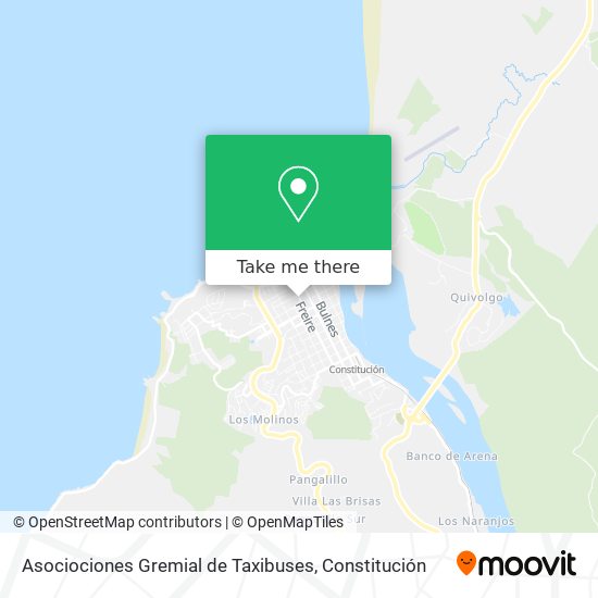Mapa de Asociociones Gremial de Taxibuses