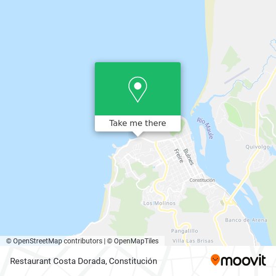 Restaurant Costa Dorada map