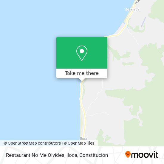 Mapa de Restaurant No Me Olvides, iloca