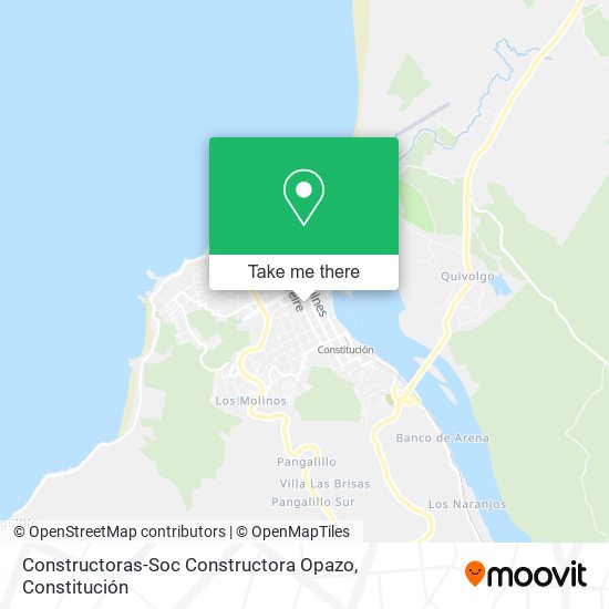 Constructoras-Soc Constructora Opazo map