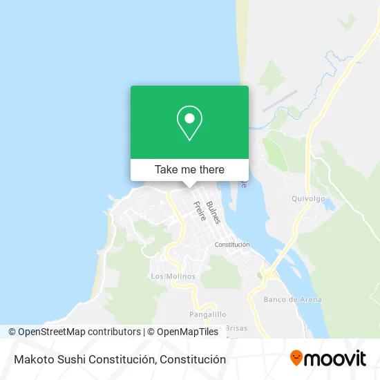 Makoto Sushi Constitución map