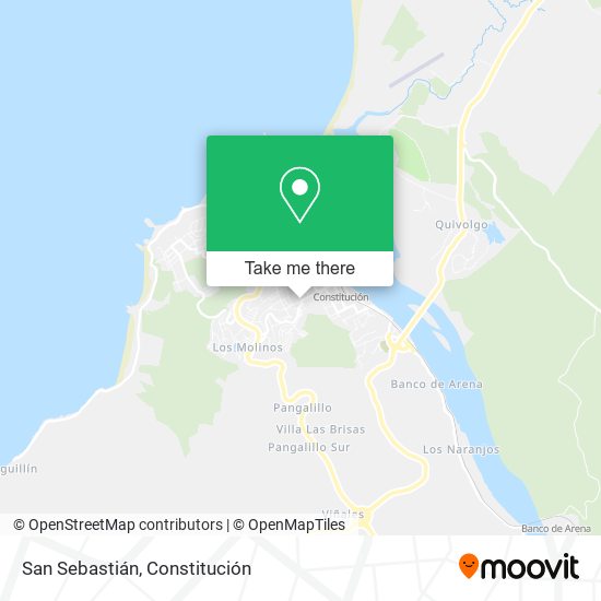 San Sebastián map