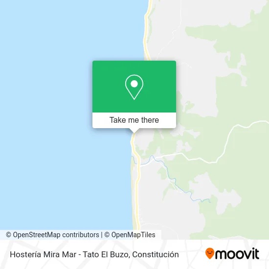 Hostería Mira Mar - Tato El Buzo map