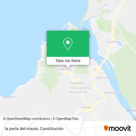 la perla del maule map