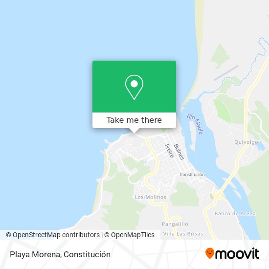 Playa Morena map
