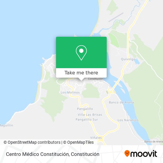 Centro Médico Constitución map