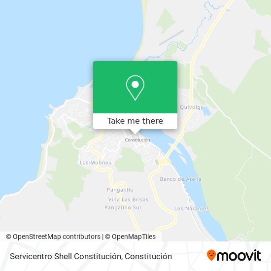 Servicentro Shell Constitución map