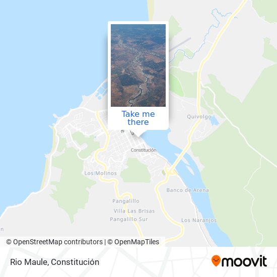 Rio Maule map