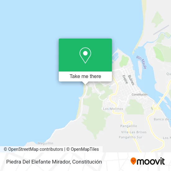 Piedra Del Elefante Mirador map