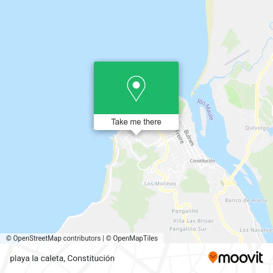 playa la caleta map