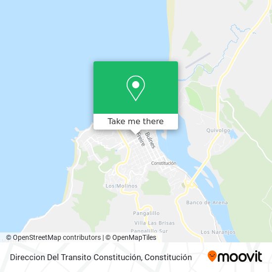 Direccion Del Transito Constitución map
