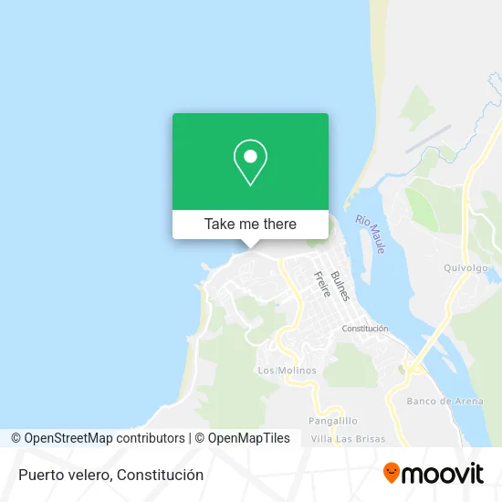 Puerto velero map