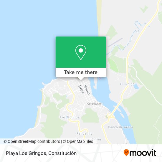 Playa Los Gringos map