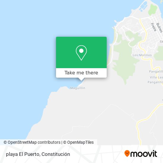 playa El Puerto map