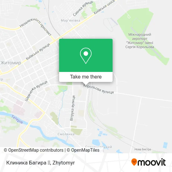 Карта Клиника Багира 