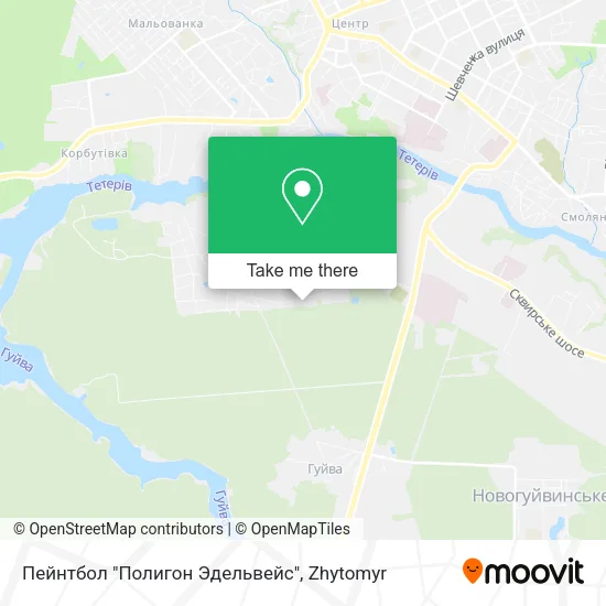 Карта Пейнтбол "Полигон Эдельвейс"