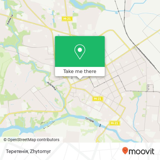 Теретенія map