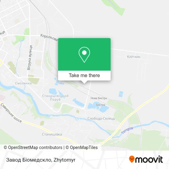 Карта Завод Біомедскло