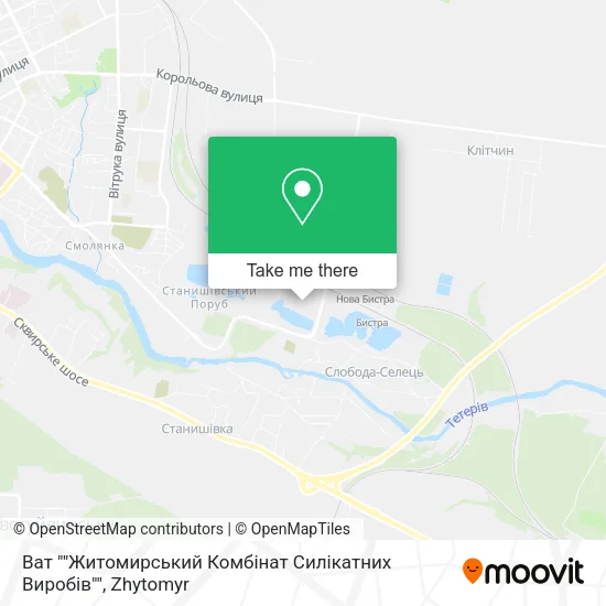 Карта Ват ""Житомирський Комбінат Силікатних Виробів""
