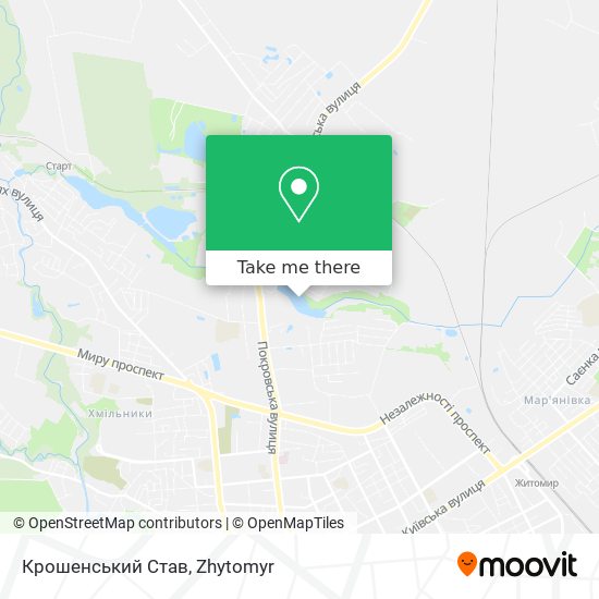 Крошенський Став map