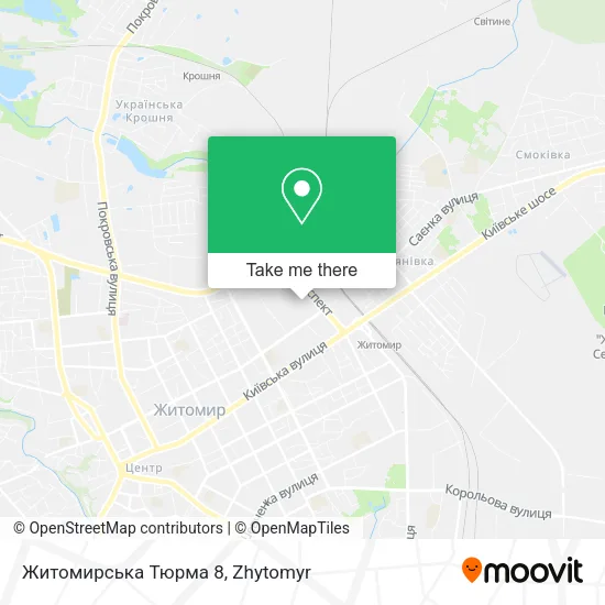 Карта Житомирська Тюрма 8