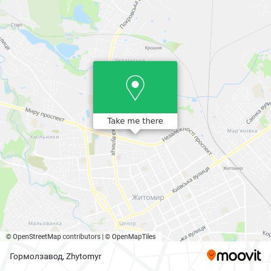 Гормолзавод map