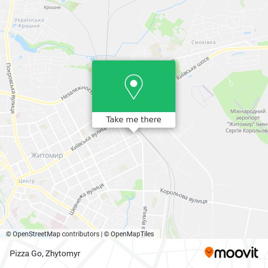 Pizza Go map