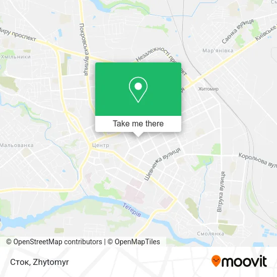 Карта Сток
