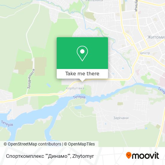 Спорткомплекс ""Динамо"" map