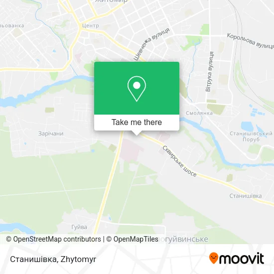 Карта Станишівка