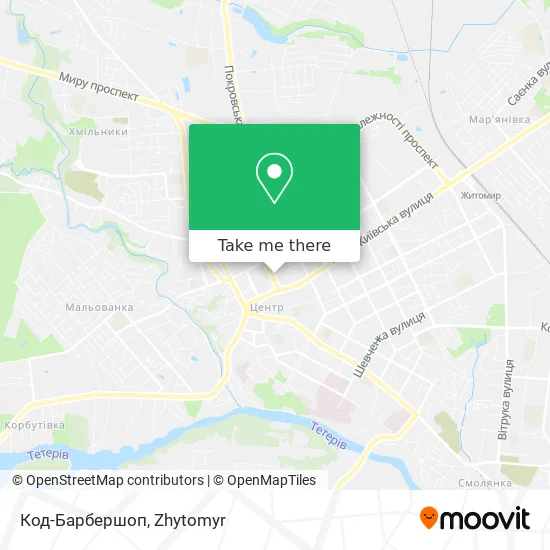 Карта Код-Барбершоп
