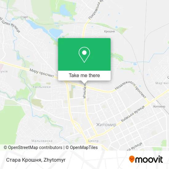 Стара Крошня map