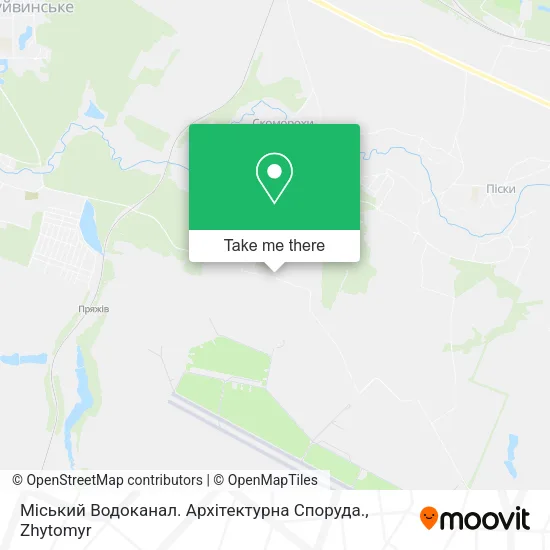 Карта Міський Водоканал. Архітектурна Споруда.