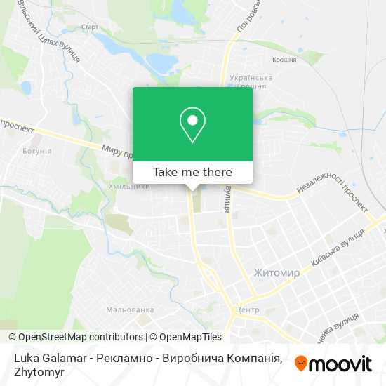 Luka Galamar - Рекламно - Виробнича Компанія map