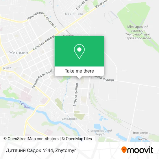 Карта Дитячий Садок №44