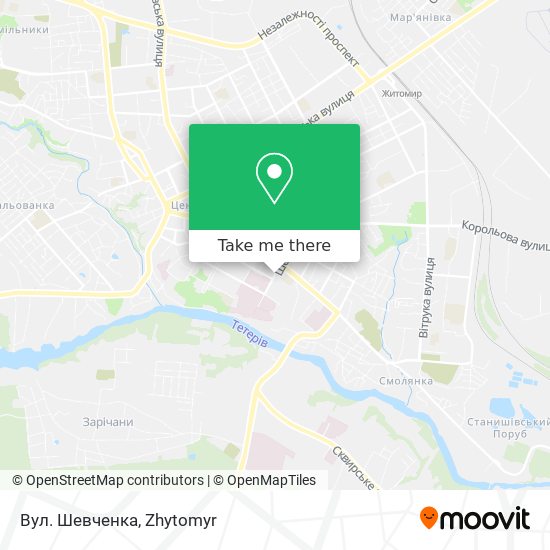 Вул. Шевченка map