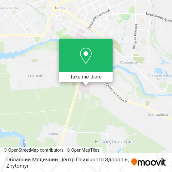 Карта Обласний Медичний Центр Психічного Здоров'Я