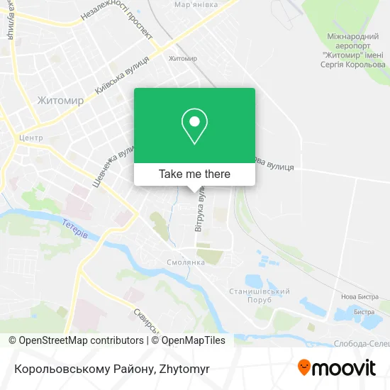 Карта Корольовському Району