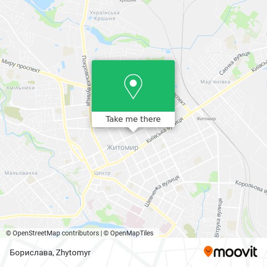 Борислава map