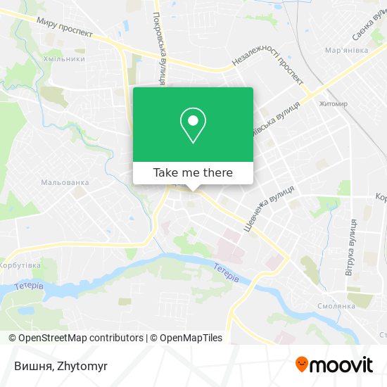 Вишня map