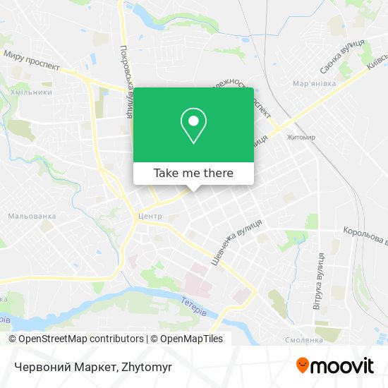 Червоний Маркет map