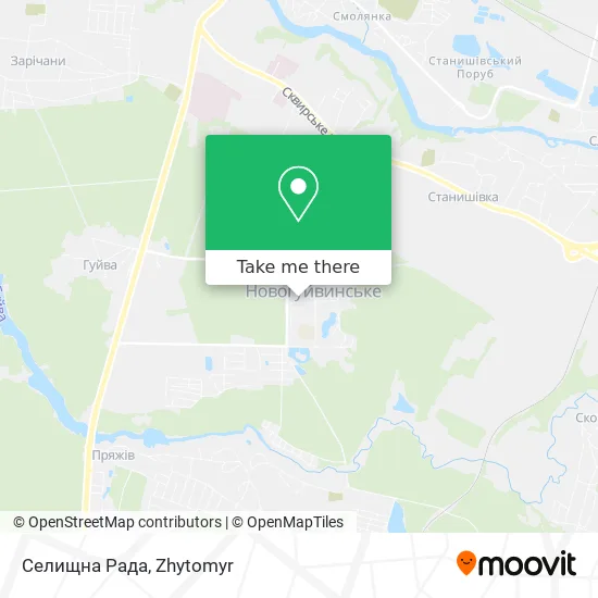 Карта Селищна Рада
