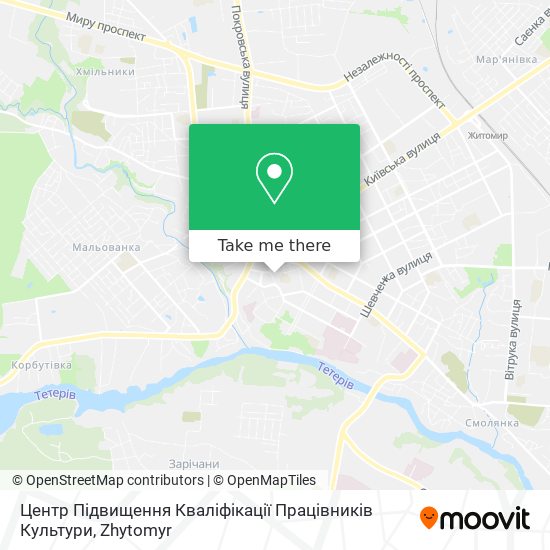 Центр Підвищення Кваліфікації Працівників Культури map