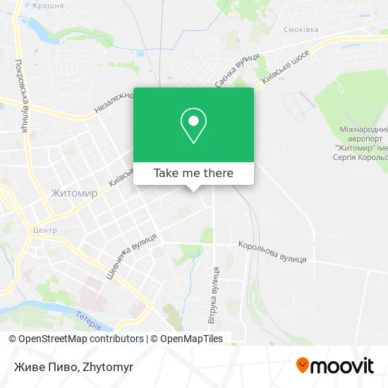 Карта Живе Пиво