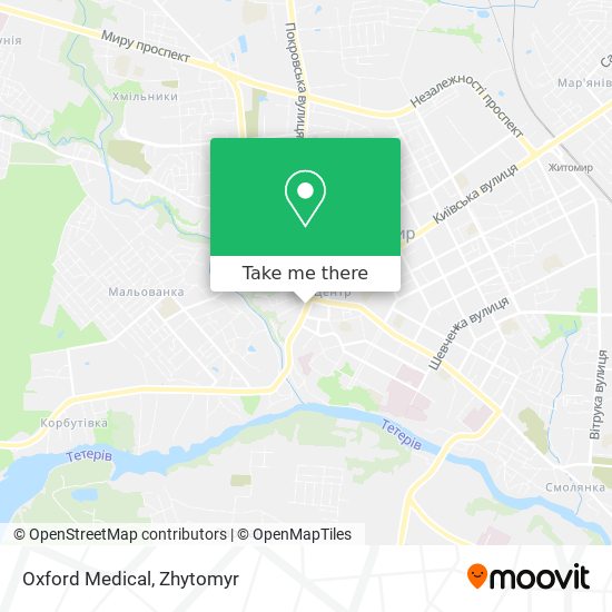 Oxford Medical map