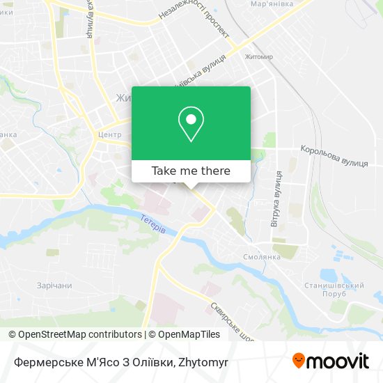 Фермерське М'Ясо З Оліївки map