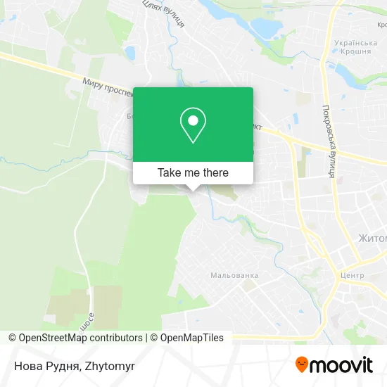 Карта Нова Рудня