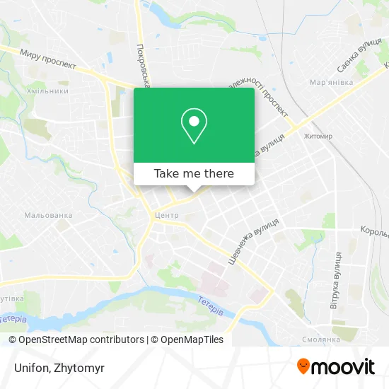 Карта Unifon