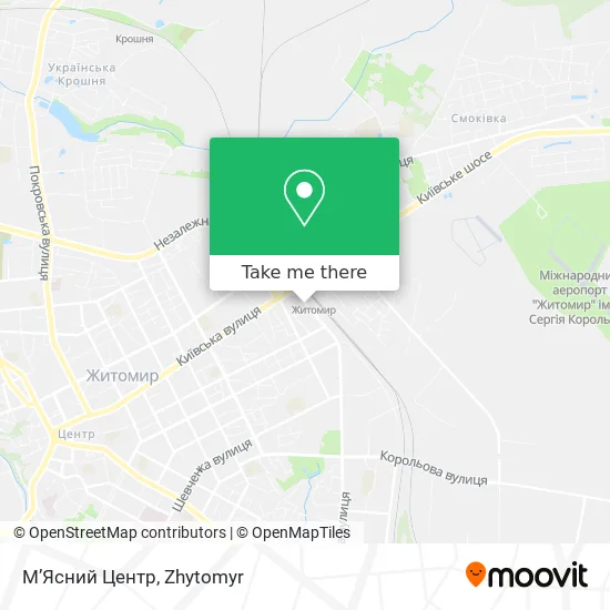 Карта М’Ясний Центр